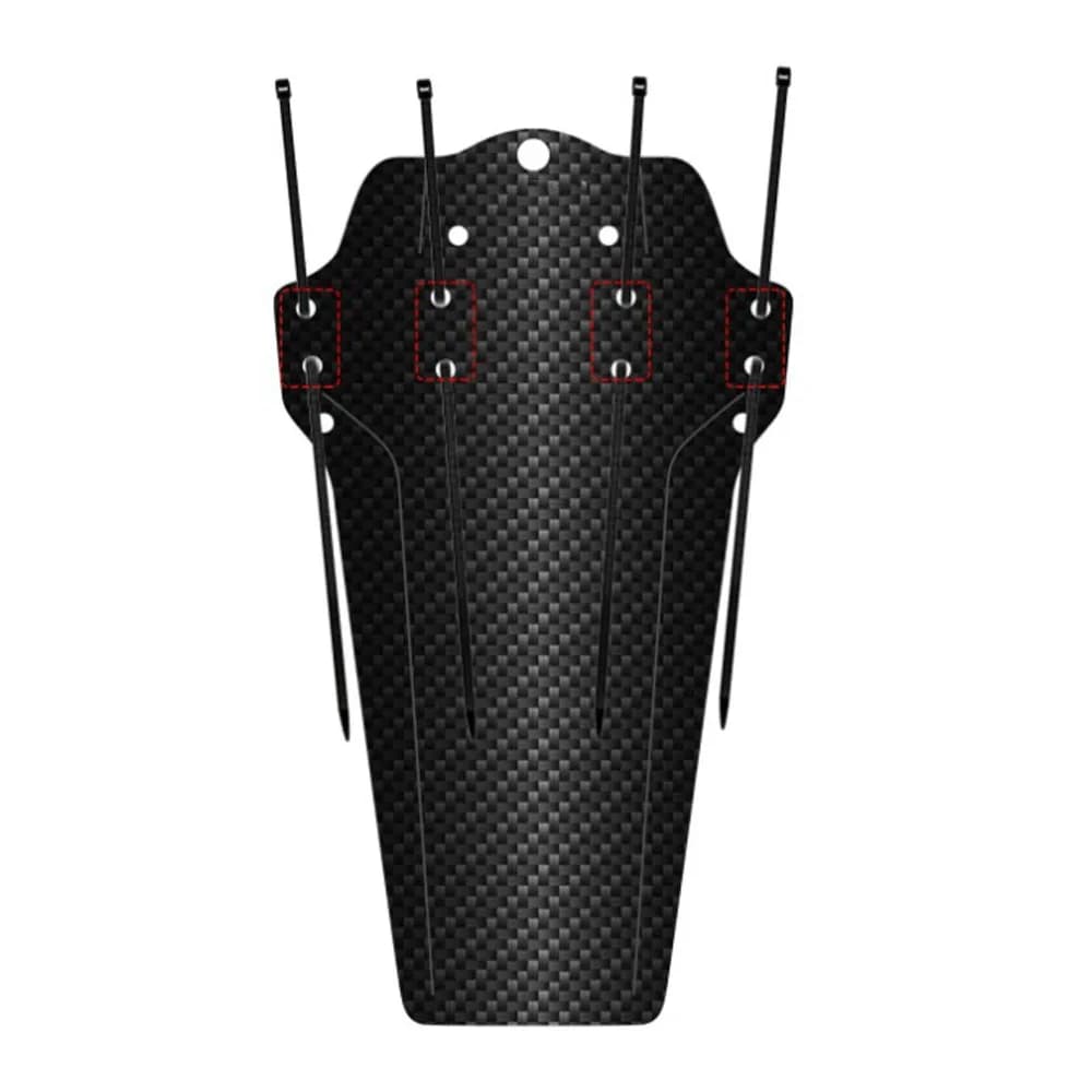 Black Bicycle Mudguard Set Adjustable Lightweight Bicycle Mudguards with Cable Ties Easy To Install Bike Mudguards Bike Repair