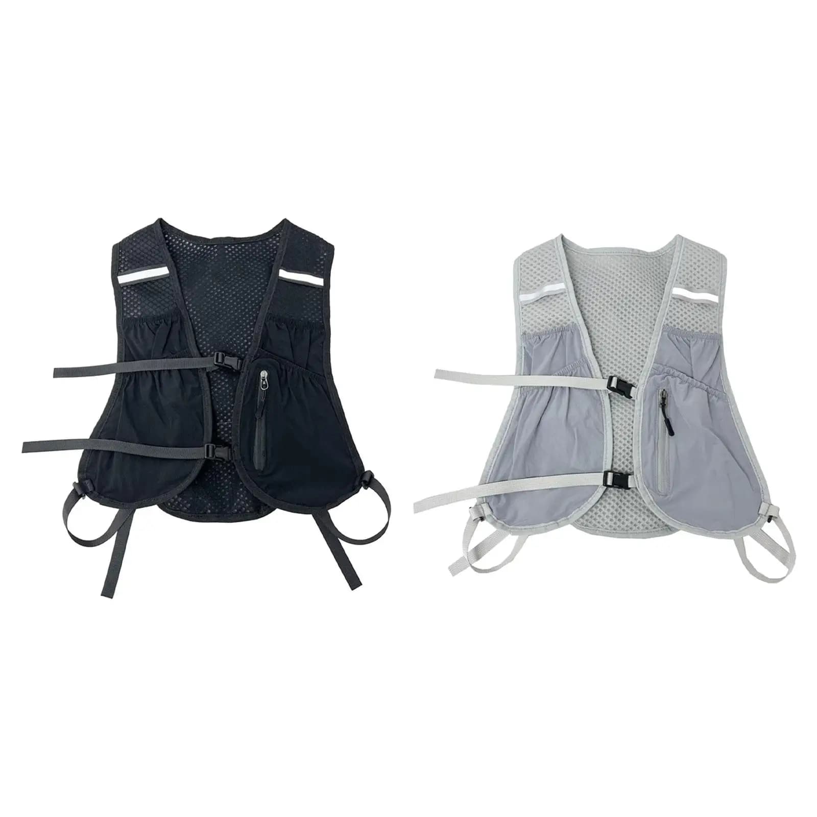 Running Vest Backpack Reflective Welding Strips Fashionable Light Moisturizing