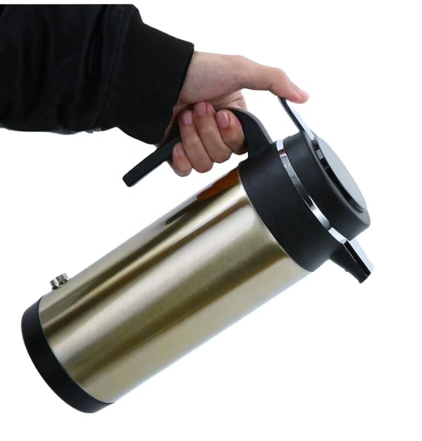 12V/24V Electric Car Heating Kettle for 1000ML Stainless Steel Car