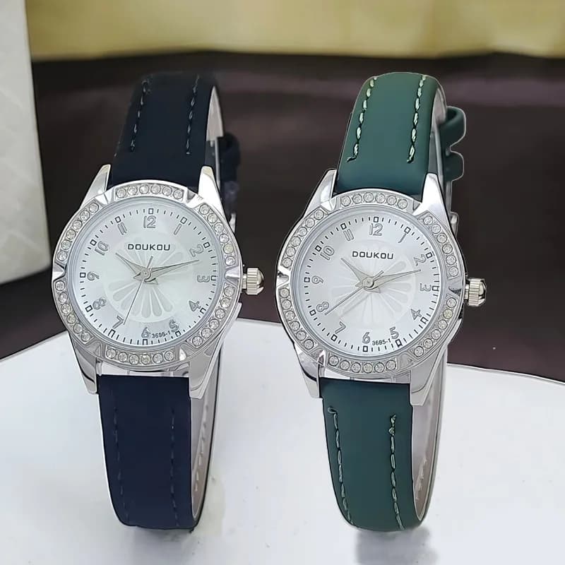 Fashion Women Watches Daisy Dial Quartz Watch Luxury Diamond Inlaid Arabic Numeral Ladies' Wristwatch Gift Clock Dropshipping