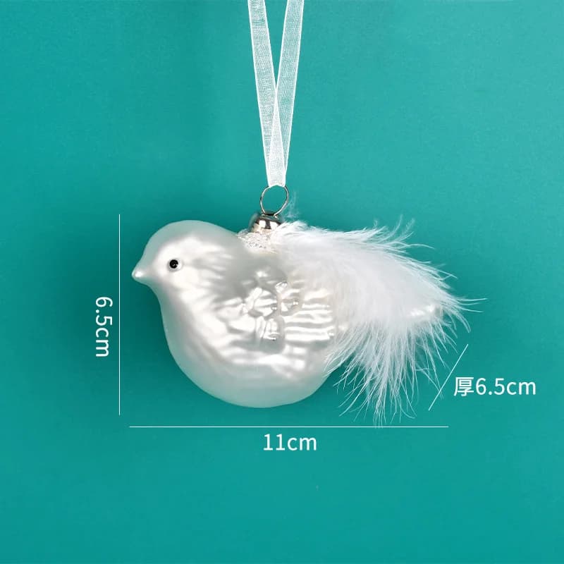 Christmas Dog Ornament Pendant Doowl Swan Cat Little Bear Small Animal Xmas Tree Hanging Decoration New Year Party Kids Gifts