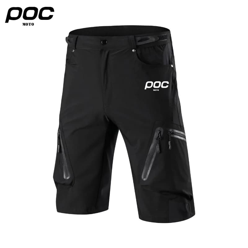2025 Moto Poc Ciclismo Nero Difendi MTB Pantaloni corti Giro Mountain Bike Pantaloncini Motocross Bmx XC Pantaloni da bicicletta Quick-Dry
