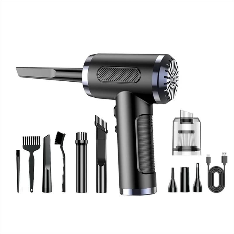 ABUO-Blower Cleaner Aspirapolvere per computer Ricarica USB Computer Soffiatore domestico Pulitore per auto Pulizia potente ad alta potenza