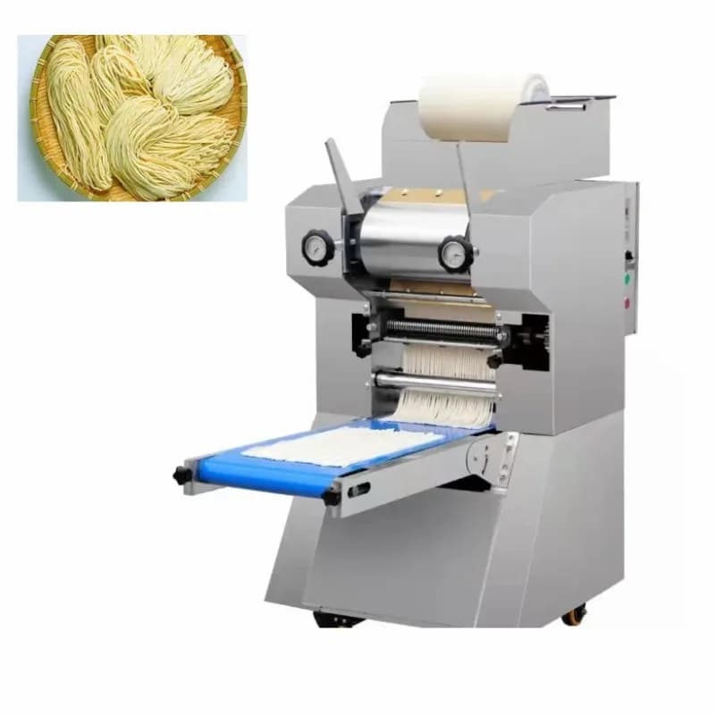 Macchina per noodle giapponese industriale automatica/Macchina per fare noodle Ramen per pasta fresca regolabile e facile da usare