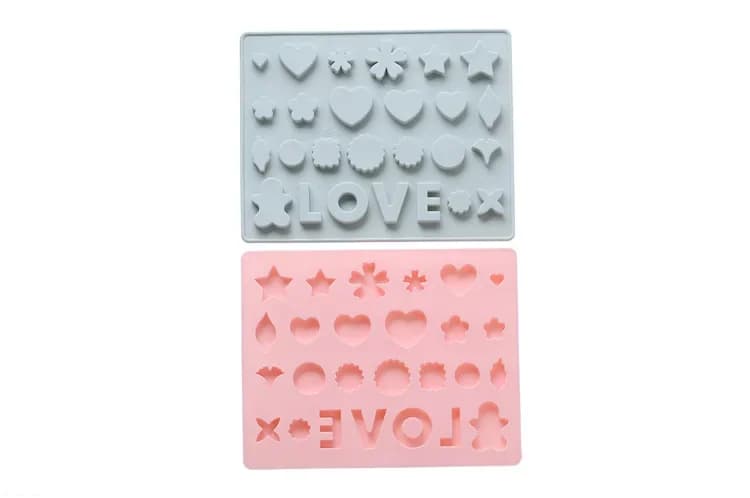26 Stampo per cioccolato in silicone Cuore d'amore Gelatina Stampo per ghiaccio Stampo per torta Bakeware Strumento di cottura Sapone Biscotto Muffin Forma Pasticceria OK 1016