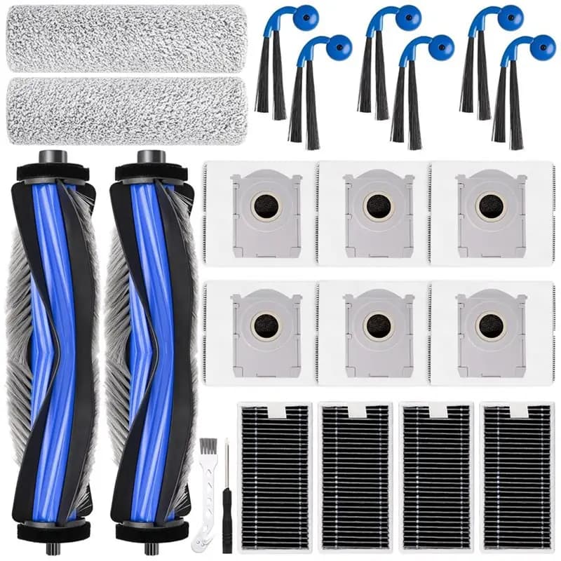 B53C Per Ecovacs Deebot X9 Pro Omni Kit di accessori per aspirapolvere robot (22 pezzi) - Spazzole, filtri, panni e sacchetti di ricambio inclusi