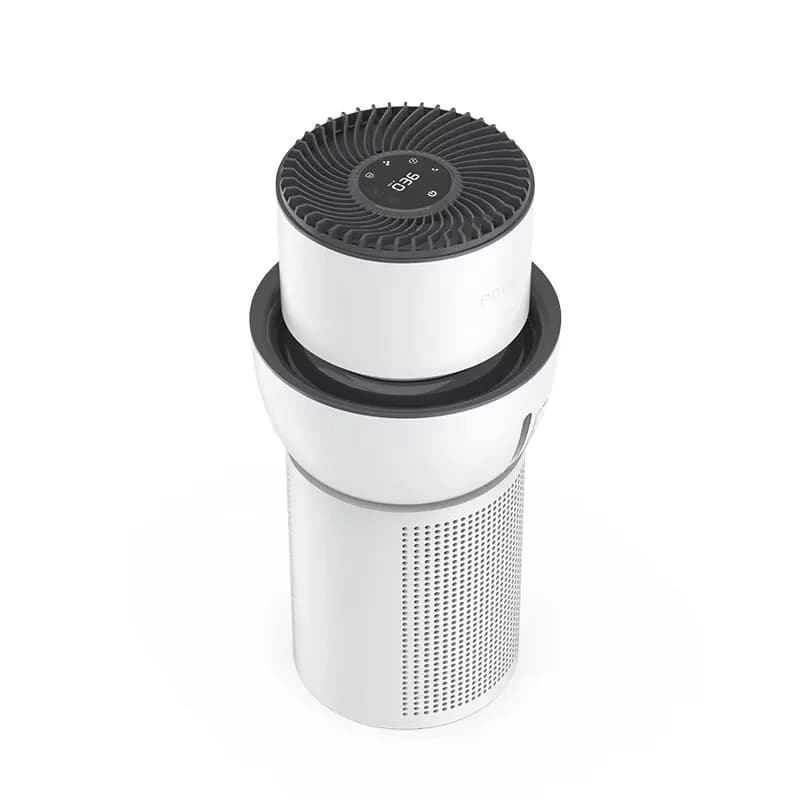 Purificatore d'Aria Portatile per Casa con Filtro Hepa 2 in 1 e Funzione Umidificatore per Camera da Letto
