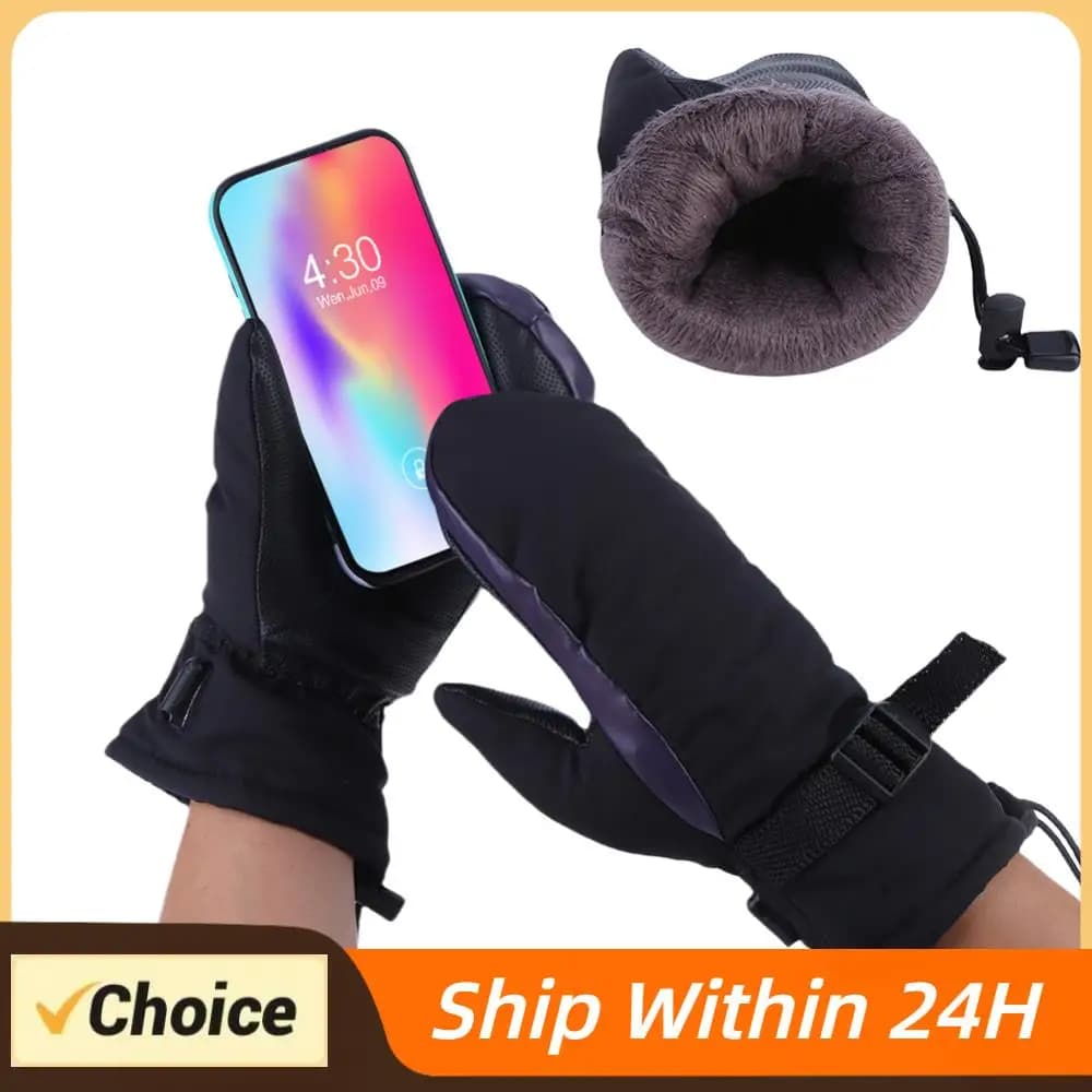 Waterproof Gloves with 3 Levels of Climbing Temperature, Hiking, Cycling