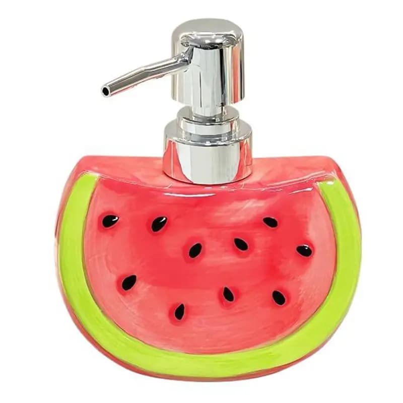 ABKW-Dispenser a Forma di Anguria per Detersivo, Lozione da Bagno e Sapone Liquido