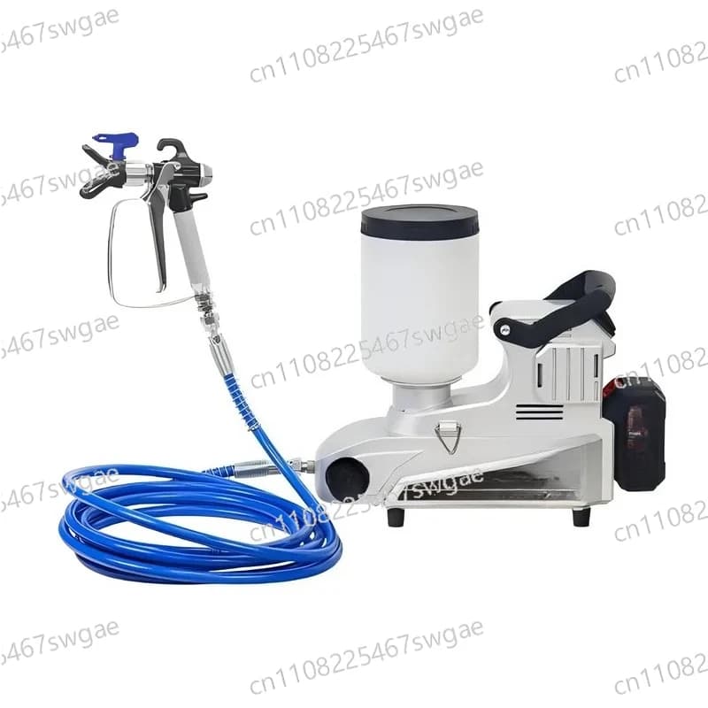 Spruzzatore di Vernice Multifunzionale Senza Aria al Litio 300W, Elettrico Portatile da 2L