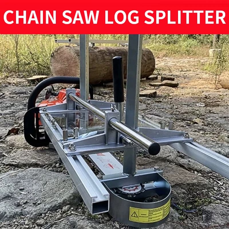 Chainsaw-Specific Log Splitting Stand | Electric Saw Log Cutting Aid | Log-to-Board Conversion Stand | Log Cross-Cutting Support