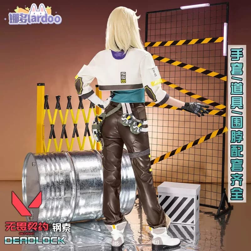Gioco VALORANT Deadlock Costume Cosplay Uniforme Halloween Carnevale Festa Natale Gioca di ruolo Abbigliamento Abbigliamento