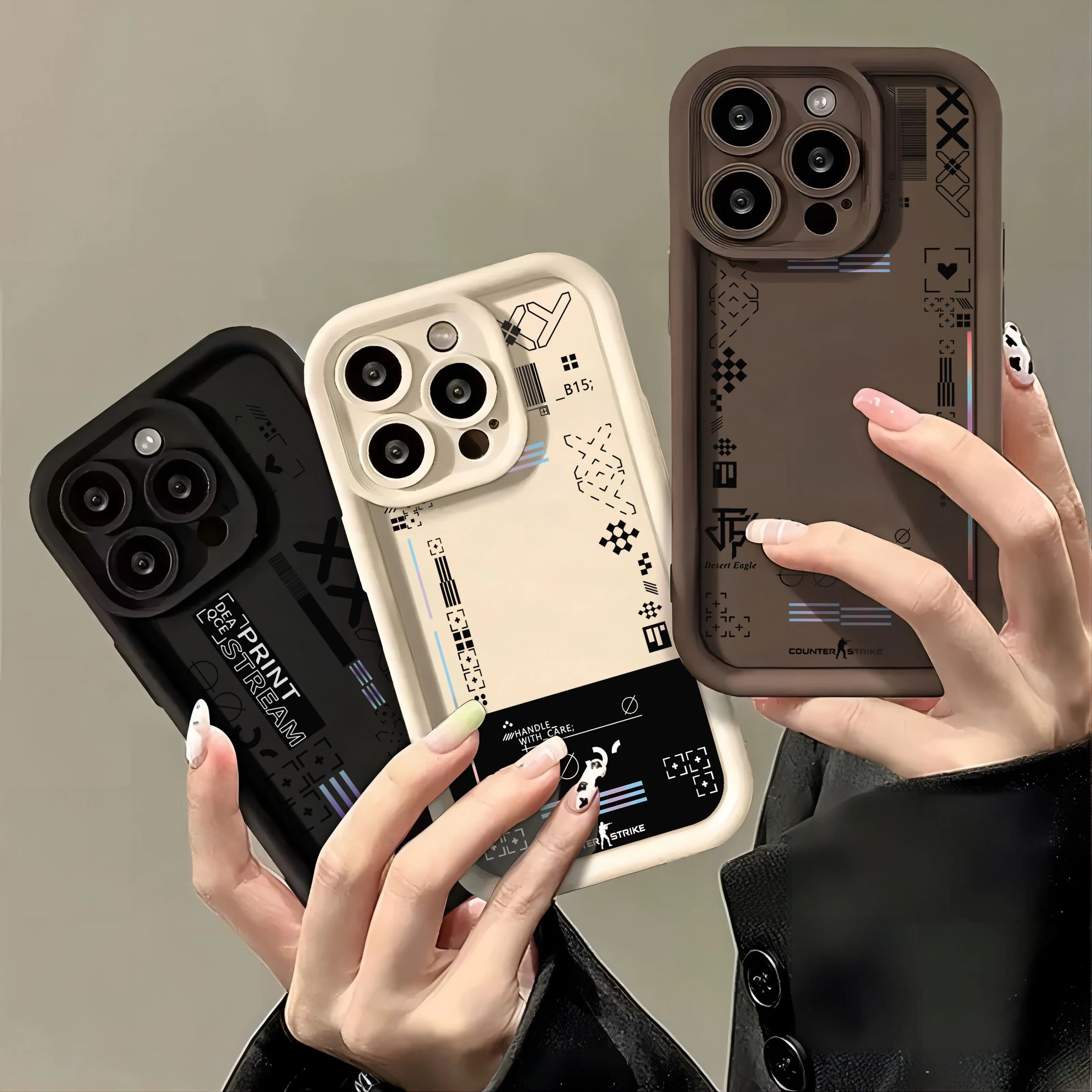 Counter Strike CS GO Hot Game Phone Case for IPhone 16 15 14 13 12 11 Pro Max Mini XR XS X 7 8 Plus Soft TPU Back Cover