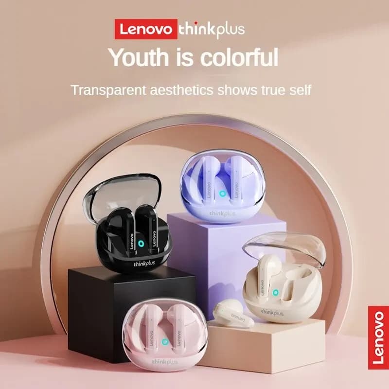 Lenovo X22 TWS Bluetooth 5.3 Stereo Headphone Wireless Headphone Headphones With Noise Reduction HiFi Low Latency Gaming Headphones With Microphone