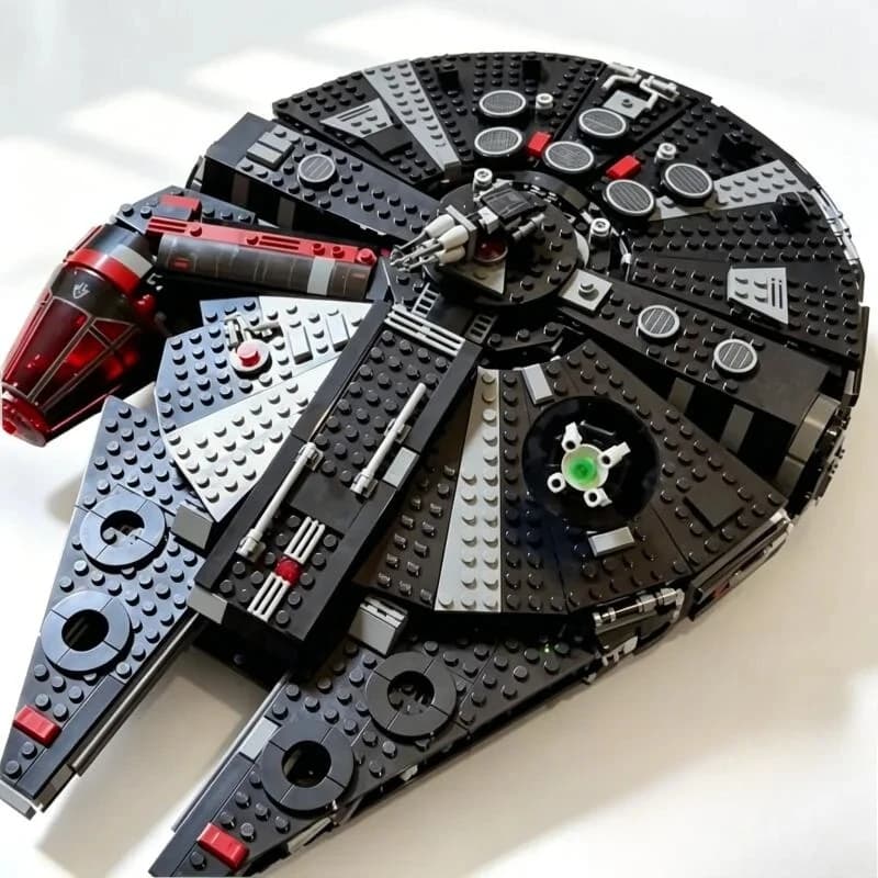 2026NEW 75389 1579PCS Star Battle The Dark Falcon Building Blocks Classic Spacecraft Model Indoor Renovation Ornament