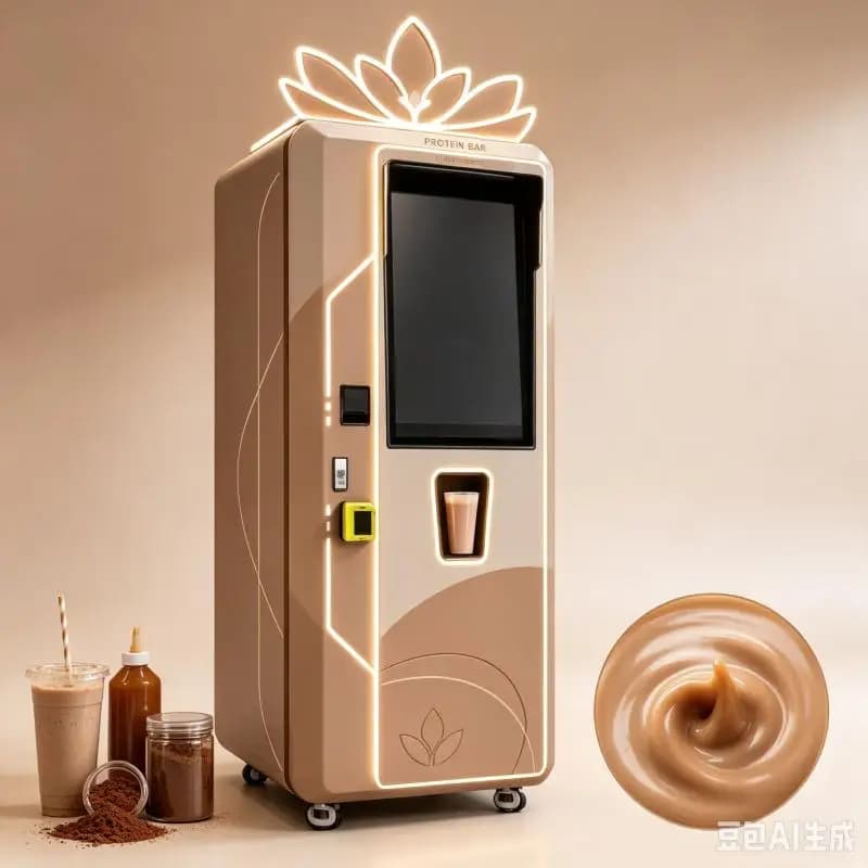 Customized Protein Shake Vending Machine Smart Powder Mixing Machine Touch Screen Protein Drink Dispenser Fitness Club