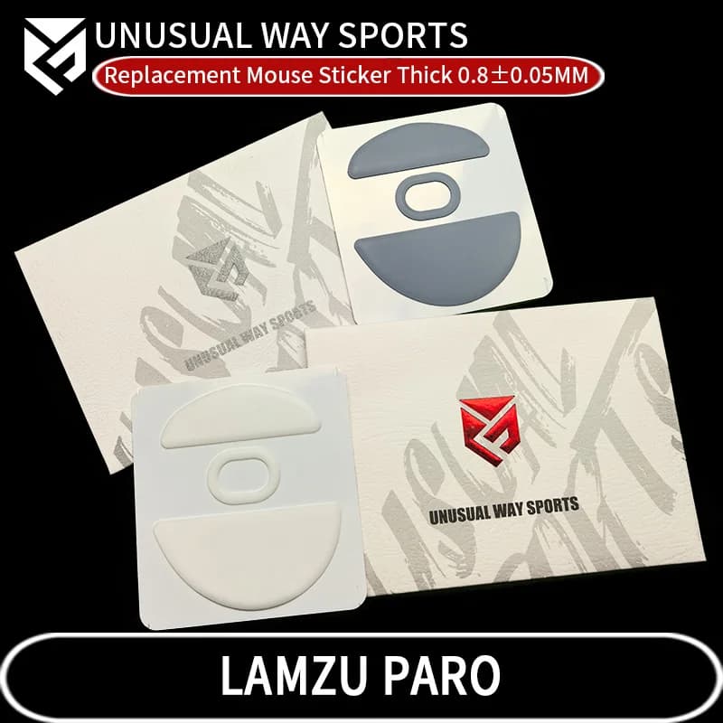InsolitoWaySports Mouse Pattini Piedi Paro Superficie curvata PTFE Anti collasso Magic Ice Silver Fox