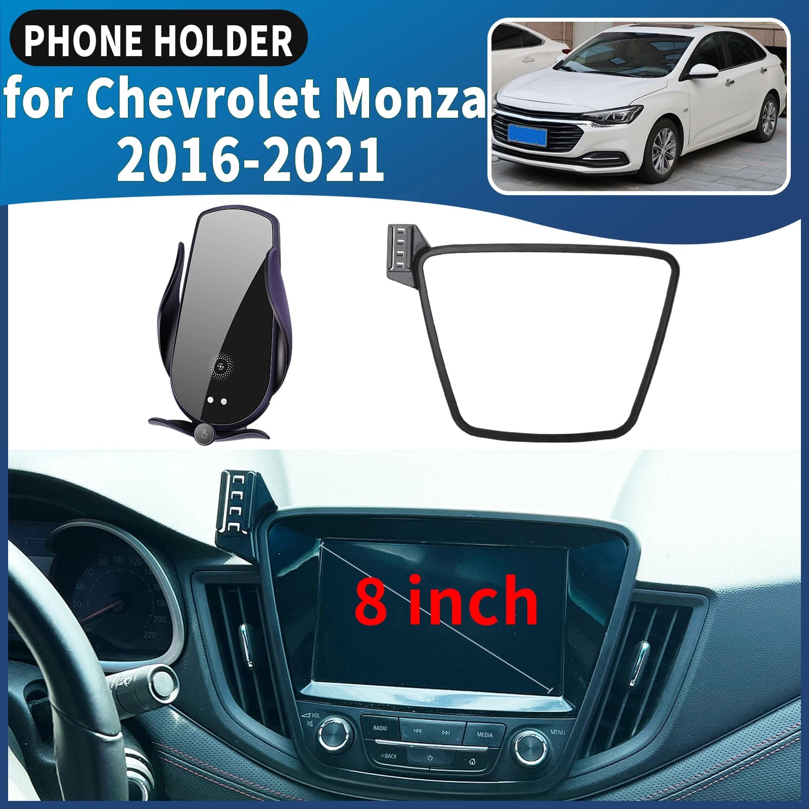 suitable for Chevrolet Monza 2016-2021 Cavalier Car phone stand GPS navigation for vehicles Easy installation accessories