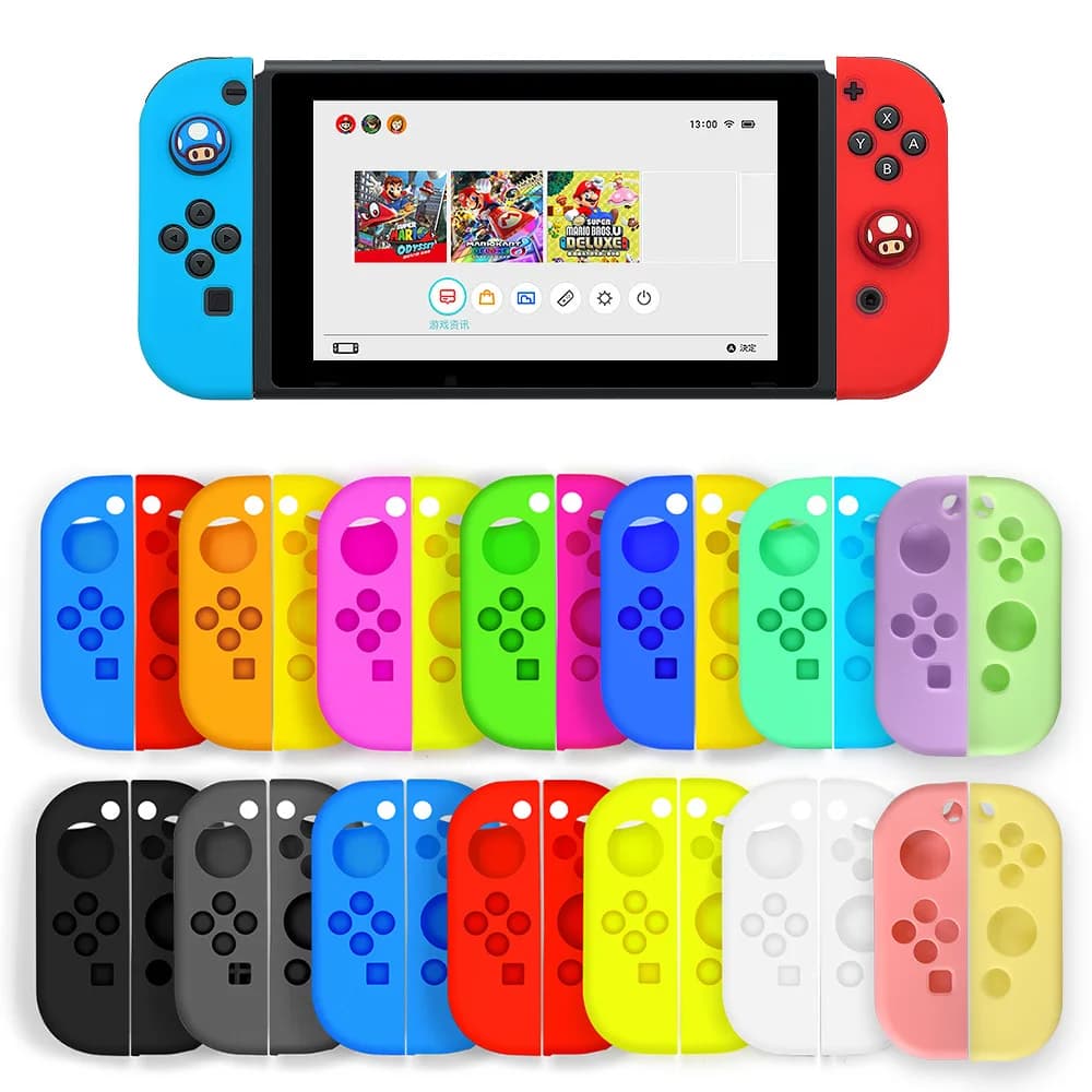 Custodia Protettiva in Silicone per Joy-Con Switch 1 / Switch 1 OLED, Custodia Antiurto per Controller Joy-Con