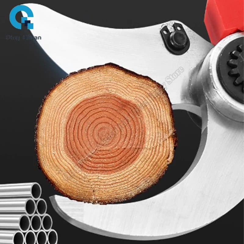 Electric Scissors Wireless Fruit Vegetable Garden Digital Display Shaft Copper Lithium Battery Shelf Supplies Electric Scissors