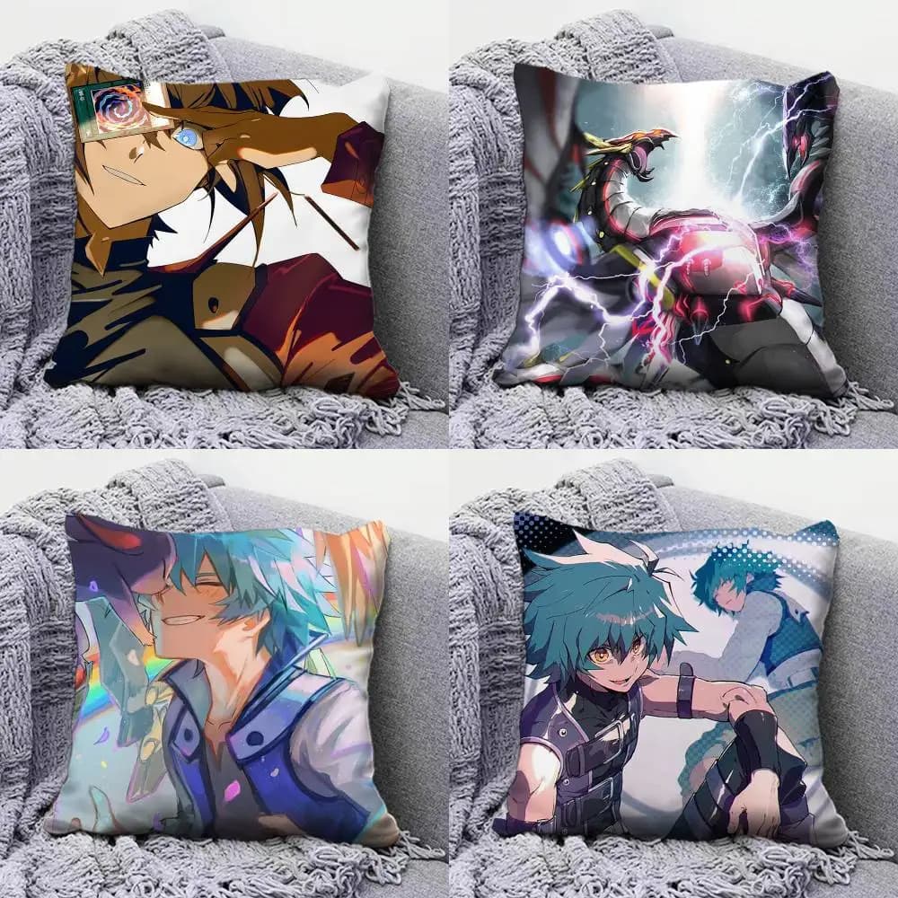 Fodere per cuscini YU GI OH GX Hero Jaden Yuki, fodere per cuscini per divano e decorazioni personalizzate