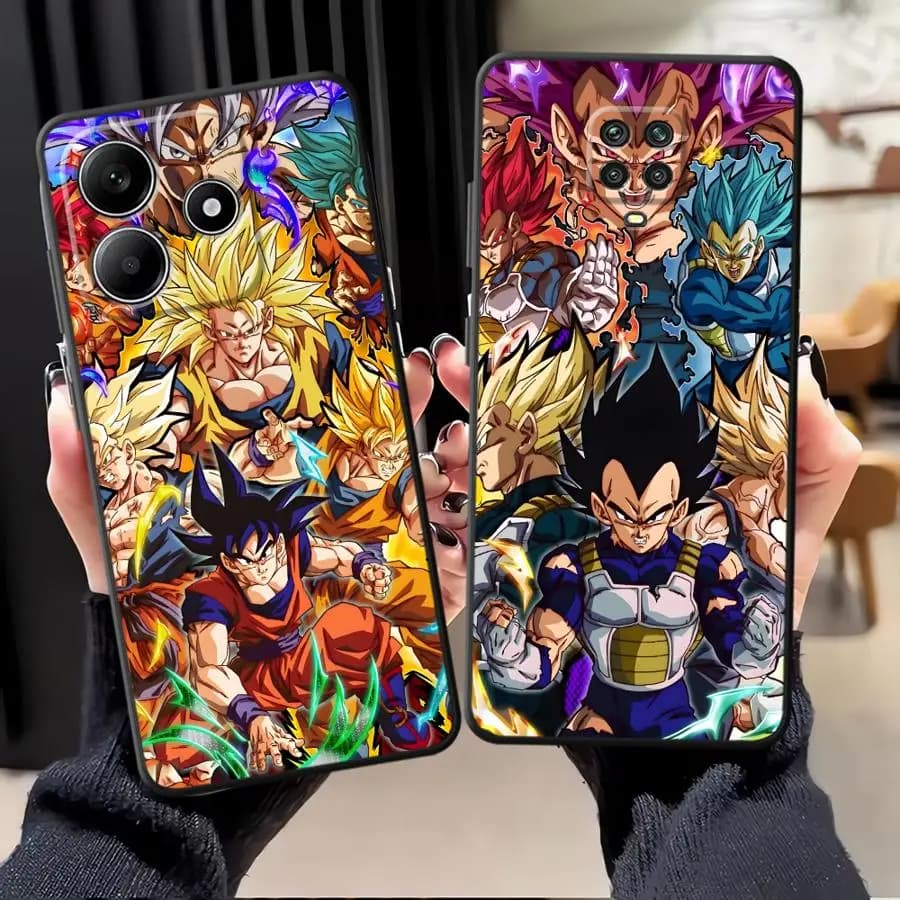 Cover per Telefono Dragon Ball Vegeta per Xiaomi Redmi Note 14 A3 12 11 10 A1 9 8 7 K80 12C 13C 13 Pro Plus 14C A4 A5 K40 A2 A1