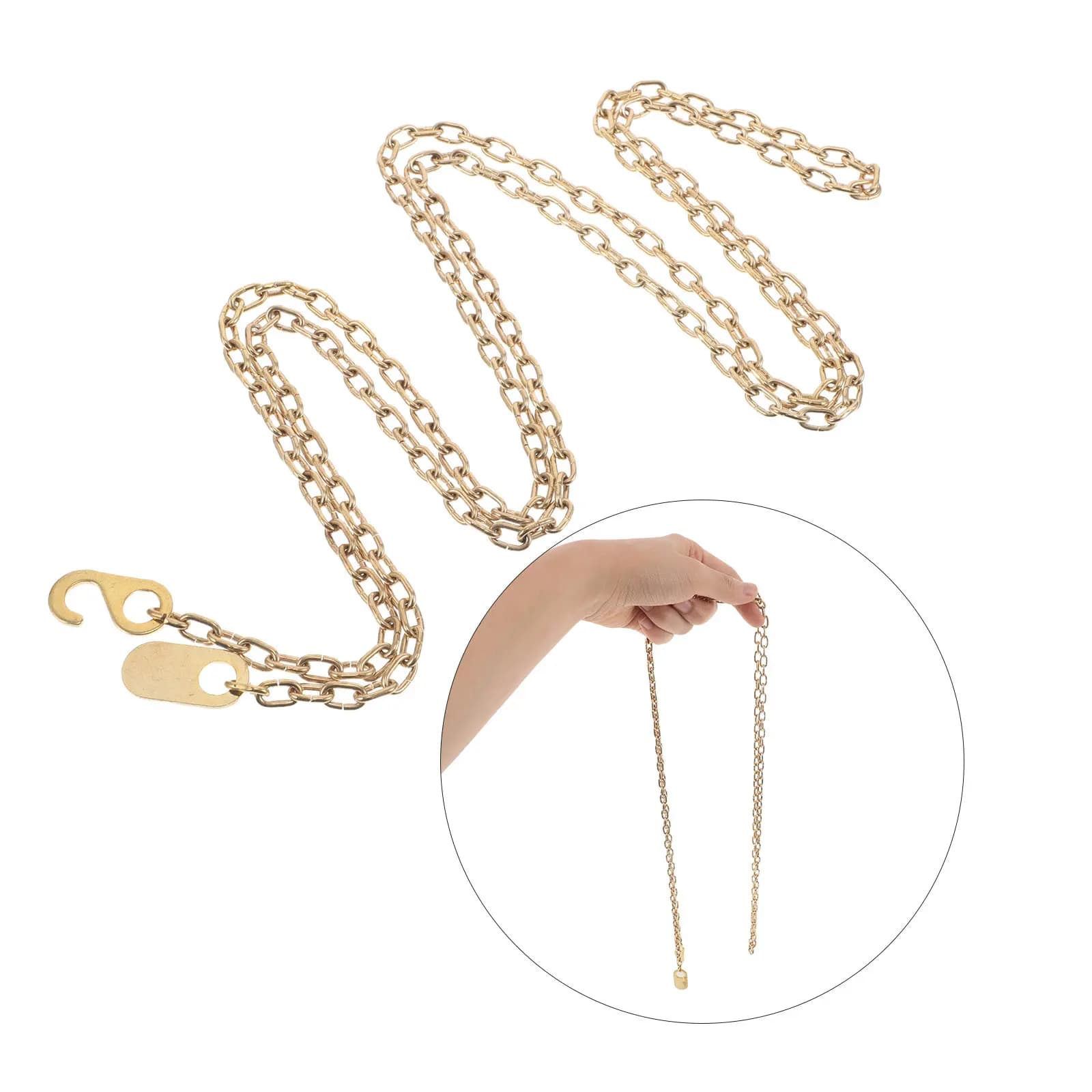 Catena di Pesi per Orologio a Pendolo, Parti di Ricambio in Acciaio per Orologi Meccanici, Accessori per Riparazione Pendolo Resistente