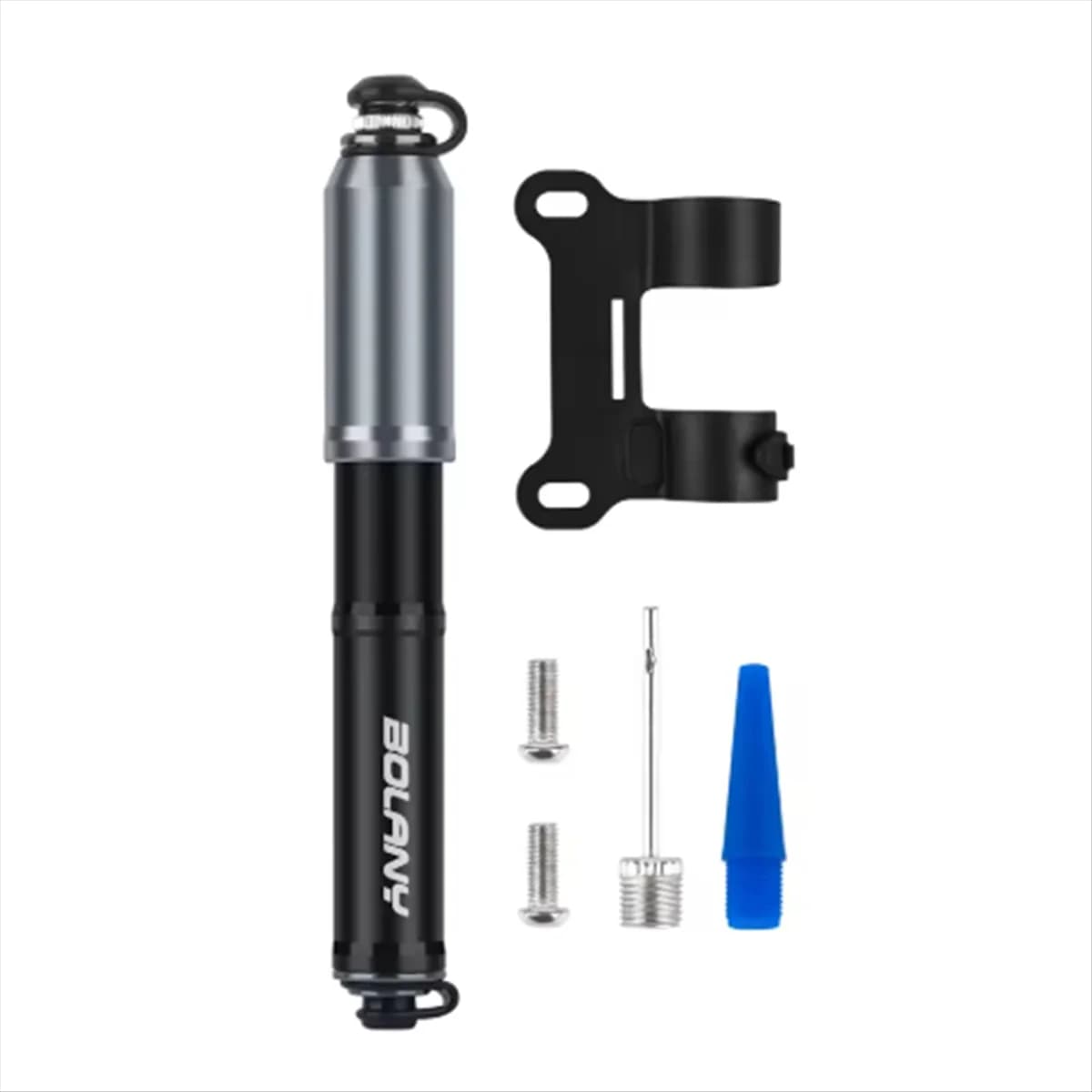 Mini Aluminum Alloy Air Pump Bicycle Ultra-Light Pump Hose Integrated Portable Road Tire Inflator 120PSI