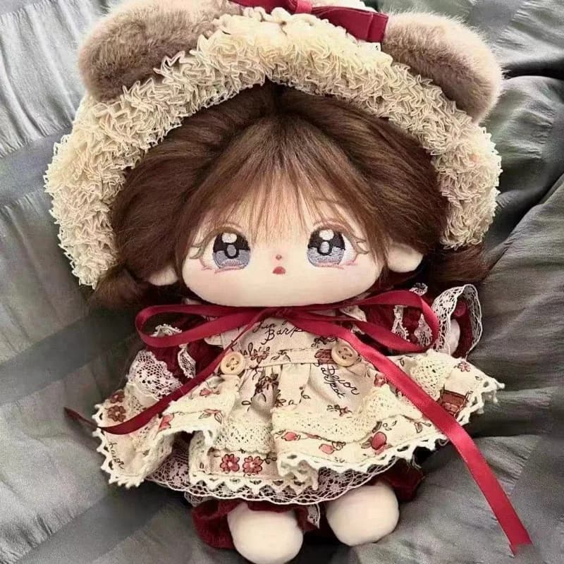 KPOP fatto a mano per peluche 20 cm bambola gonna viola vestiti abbigliamento vestito vestire cosplay anime figura giocattolo regali di Natale