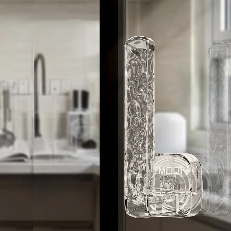 Maniglia per porta a ventosa Maniglia scorrevole per porta in vetro Gancio per asciugamano Gancio per appendiabiti multiuso Ganci per porta Accessori per riporre la cucina