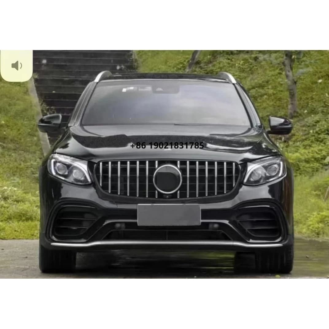 Body Kit for GLC X253 2016-2019 to GLC63 Front Rear Bumper with Grille ,rear Diffuser