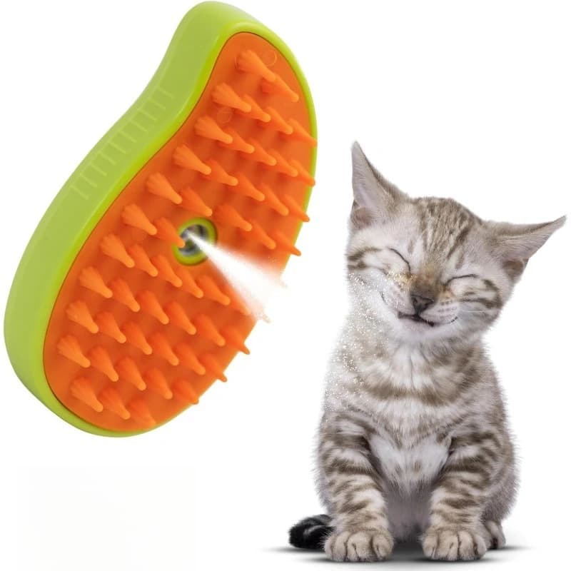 3 in 1 Electric Sprays Massage Combs Shedding Cat Dog Steamy Brush Steam Brush Electric Sprayer for Massage Pet Grooming Tool