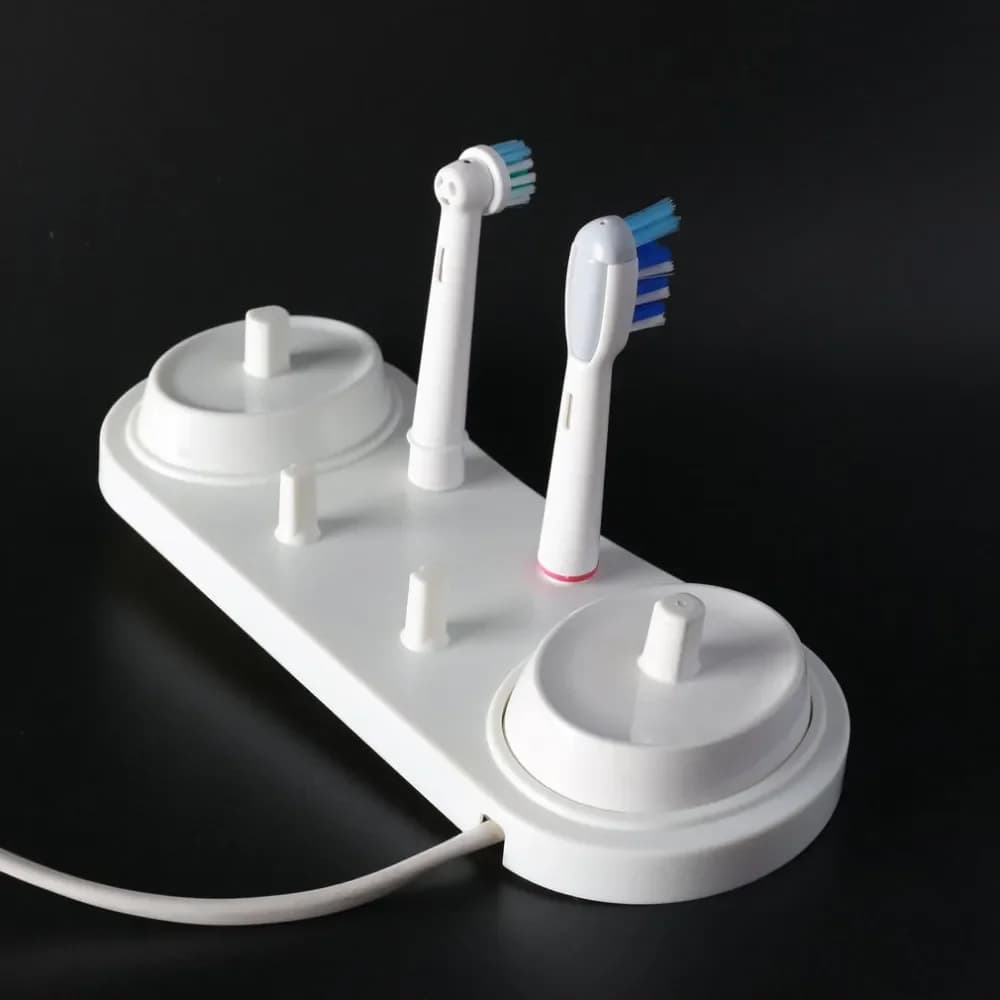 1pc Staffa di supporto per spazzolino elettrico Oral B Spazzolino da bagno Stand Base Supporto Testine per spazzolino da denti con foro per caricabatterie