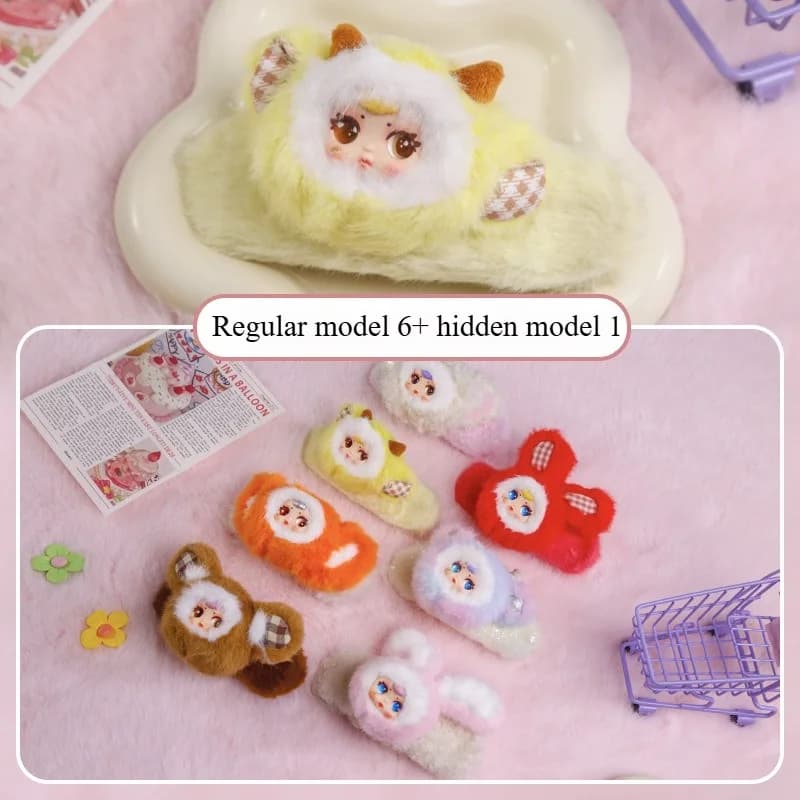 Forcina per capelli con caramelle al latte Scatola cieca in peluche mm Caramelle al latte Forcina per capelli carina per bambini Scatola cieca in peluche Scatola cieca per bambola carina regalo