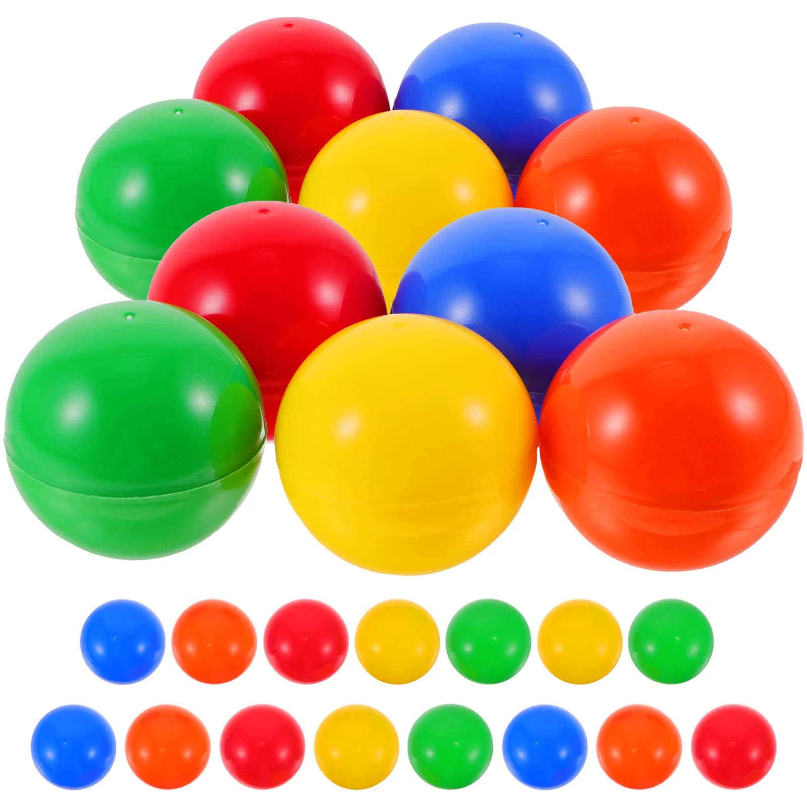 25 pezzi palline da disegno per rifa palline da lotteria apribili palline da gioco riutilizzabili vuote in plastica oggetti di scena per giochi da tavolo puntello per feste di squadra 4 cm
