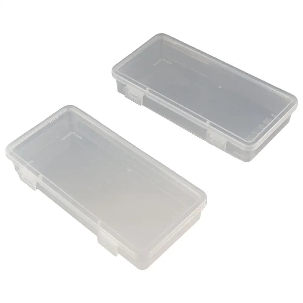 Waterproof Buckle Clasp, Plastic Stackable Storage Box, Simple Transparent Container for Chancellor Students