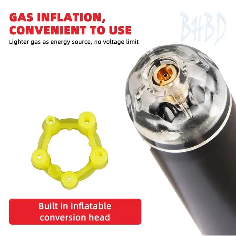 BHBD-Saldatore Saldatore a gas Pistola termica Ventilatore Torcia Auto-Ignite Avvio istantaneo Strumento di saldatura con controllo della fiamma regolabile D