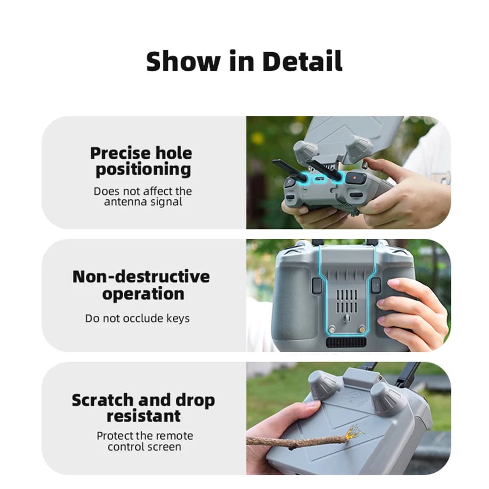 Parasole Pieghevole con Protezione Schermo, Copertura Leggera per Telecomando DJI RC 2 con Schermo
