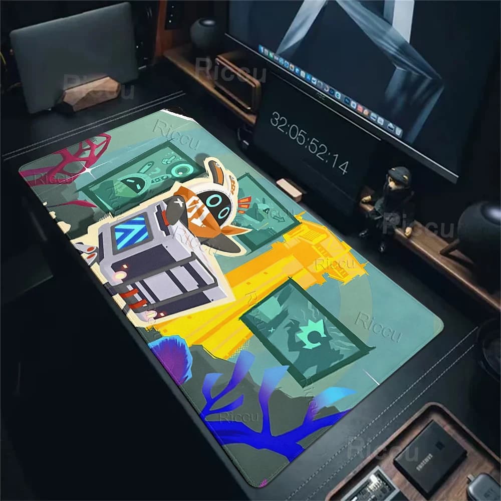 Zenless Zone Zero Bangboo Pattern Mouse Pads Office Accessories Mat Gaming Computer Keyboard Anti-Slip Large LockEdge Rubber Rug