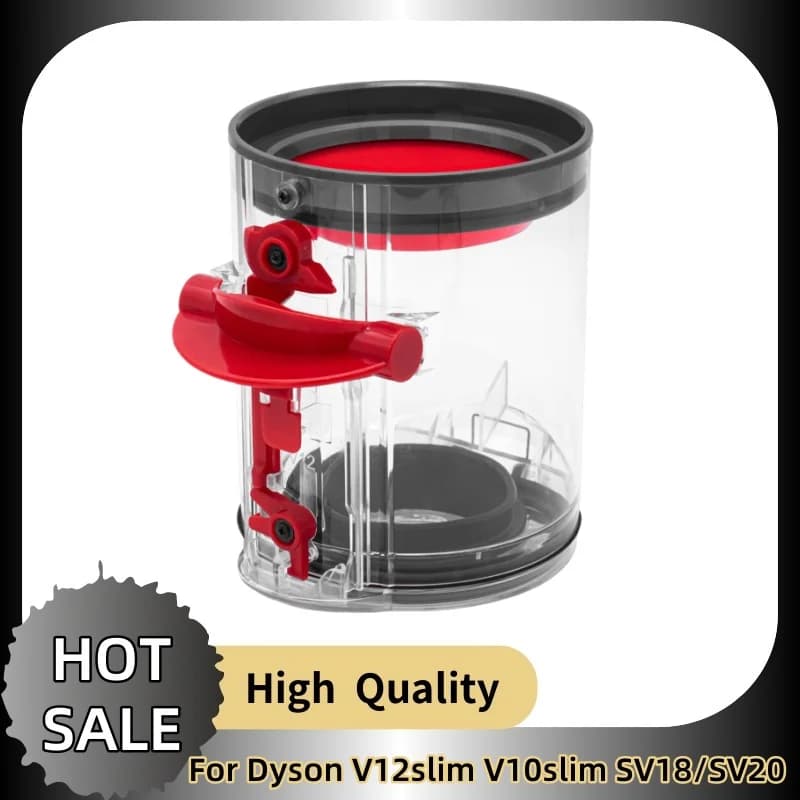 Adatto per aspirapolvere portatile Dyson V12slim, secchio di raccolta polvere V10slim, accessori per pattumiera SV18/SV20
