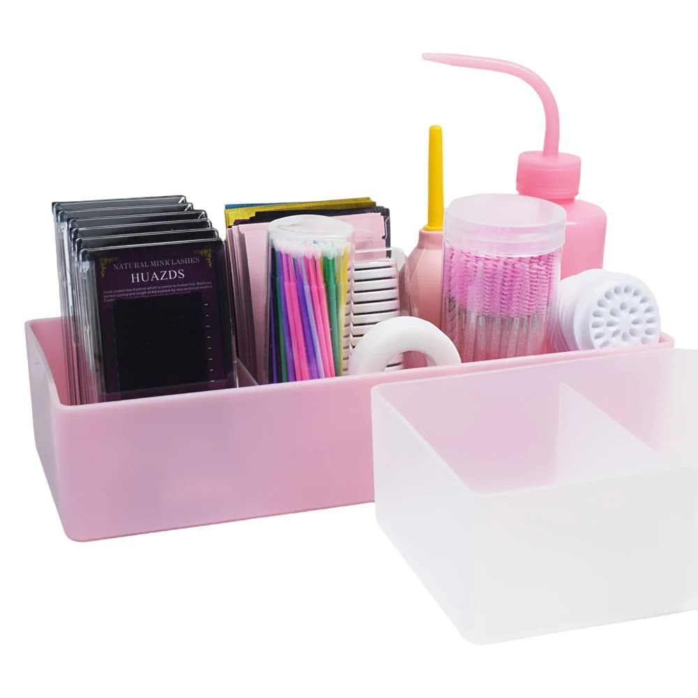 Fake Eyelash Storage Box for Eyelash Extension Tool Organizer Eyelash Accessories Eyelash Storage Box for Cosmetic Makeup Tools Wholesale