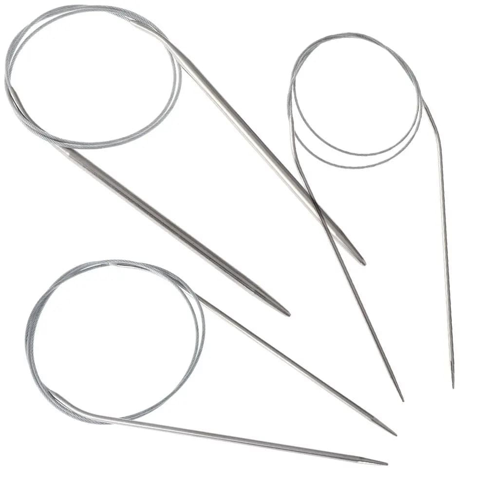 80 cm Circolare Artigianato fai-da-te Tessitura Uncinetto Perni da cucito Ferri da maglia Forniture per cucito