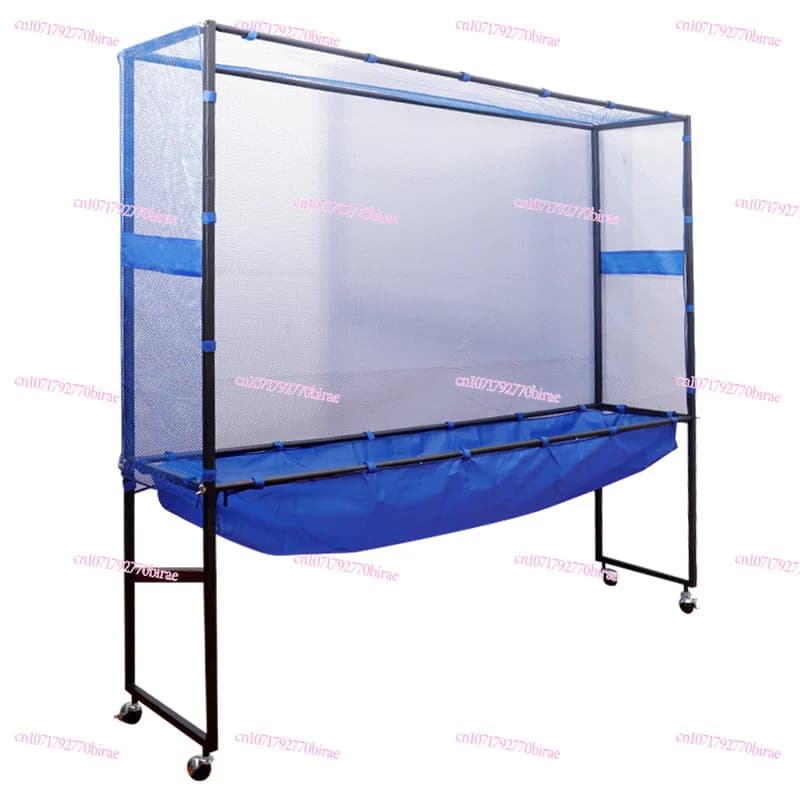 Factory Direct Hair Table Tennis Ball Net Floor-to-ceiling Collector Multi-ball Stand Mobile