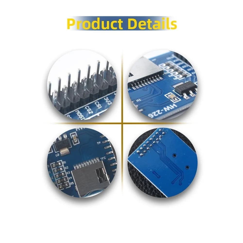 Card Reader Module for Arduino 4pcs 2 Way Dual Slot Design Compatible with Standard Memory Cards for Data Expansion