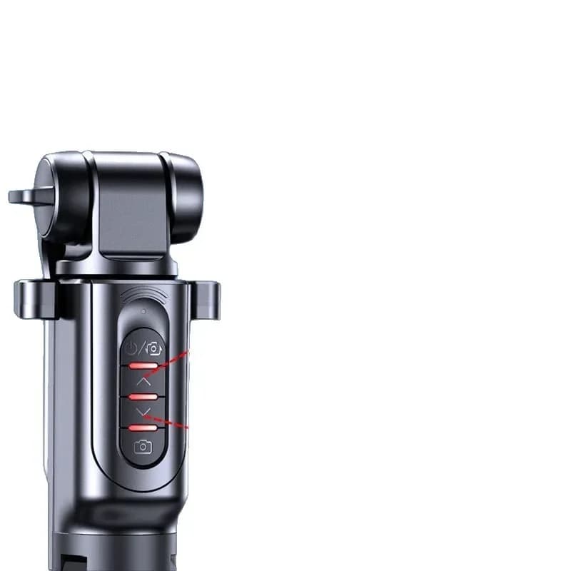 Bastone selfie portatile 360 ° vlog di tiro anti-vibrazione con giunto cardanico con rotazione automatica e telecomando