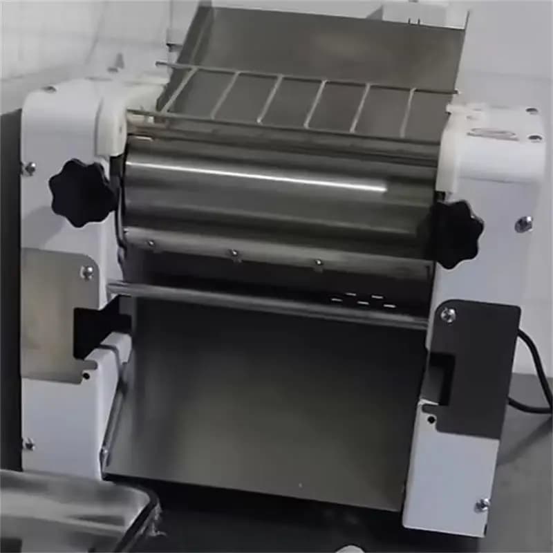 Macchina elettrica da tavolo per pressa per pasta per pizza Macchina automatica per pasta per uso domestico Sfogliatrice a rulli