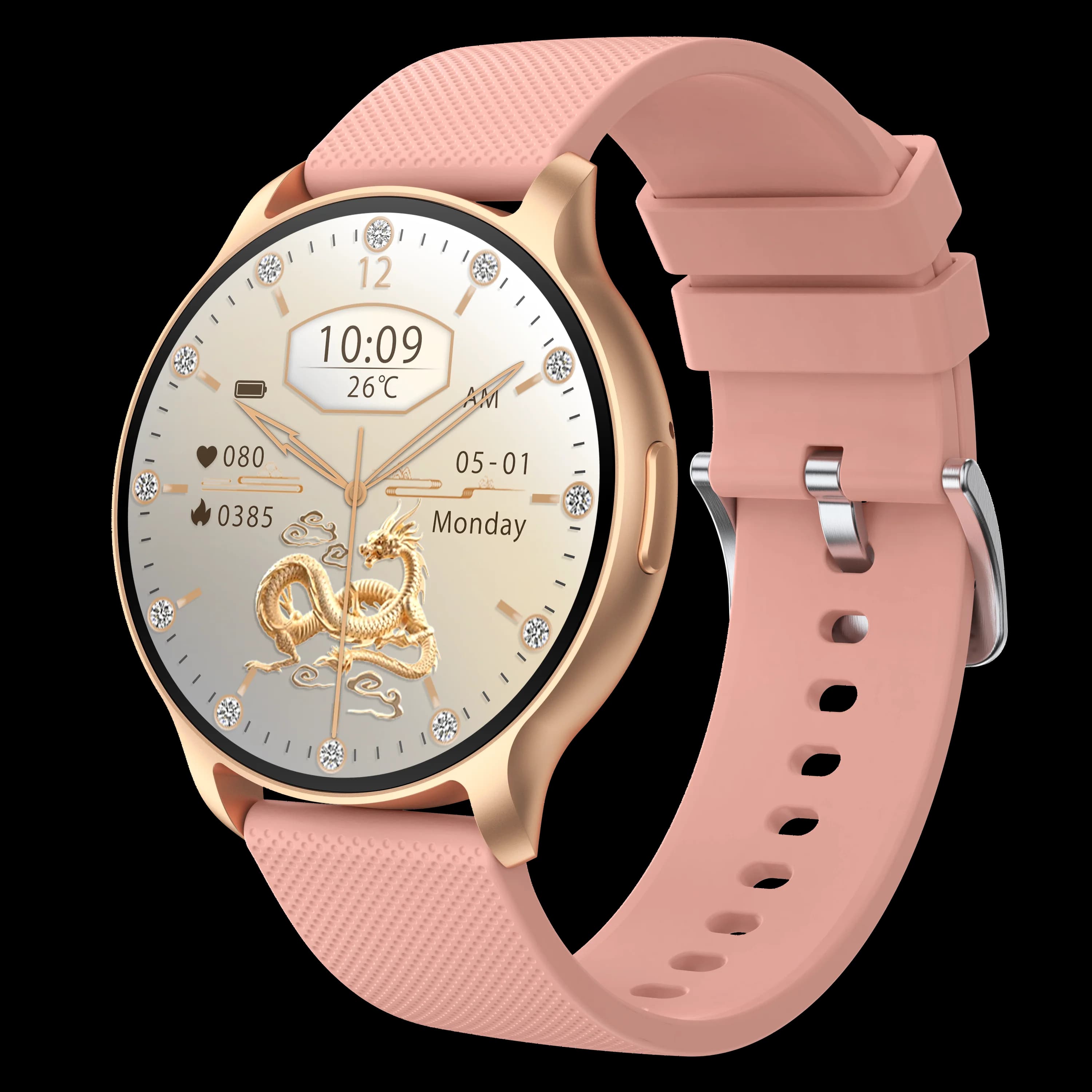 Smartwatch di Lusso U23 con Display AMOLED, Menu 3D Dinamico, Chiamate Wireless, SOS, IP68, Monitoraggio Salute e Movimento