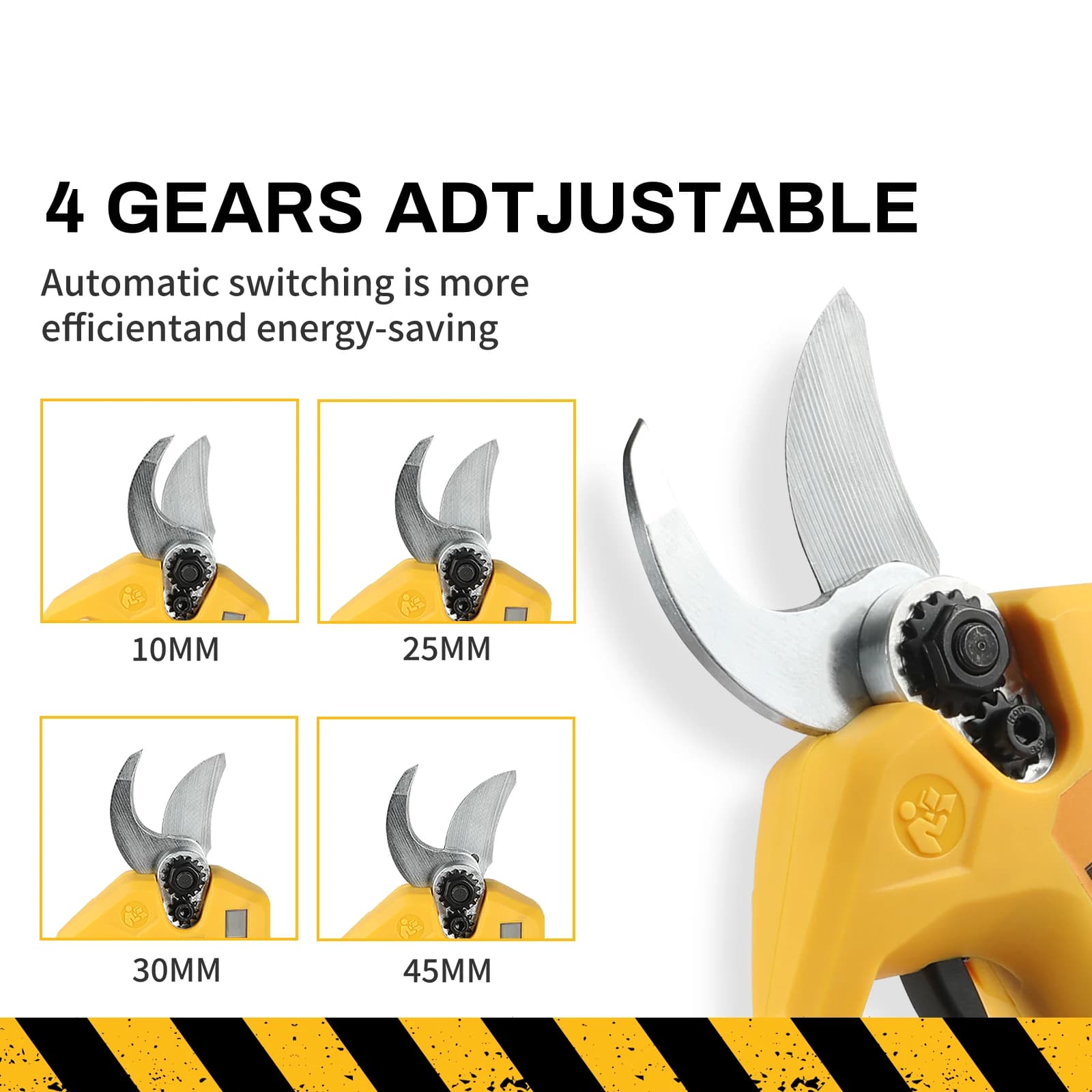 Superpan Wireless Power Scissors - Trimmer for Fruit Trees with DeWalt 18V Battery LED Display