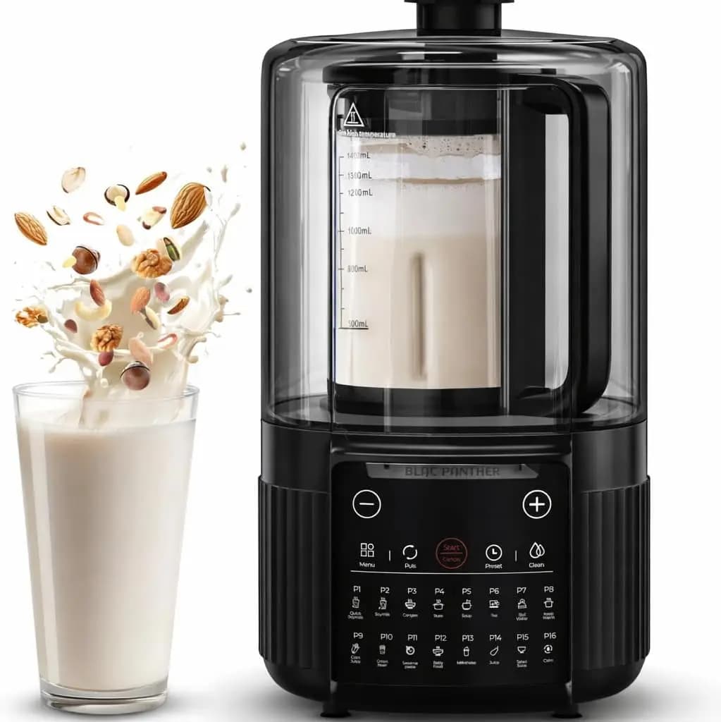 Frullatore e Macchina per Latte Vegetale 16-in-1, 50oz – Per Latte di Soia/Avena, Latte Vegetale, Frullati, Zuppe con Funzionamento Silenzioso