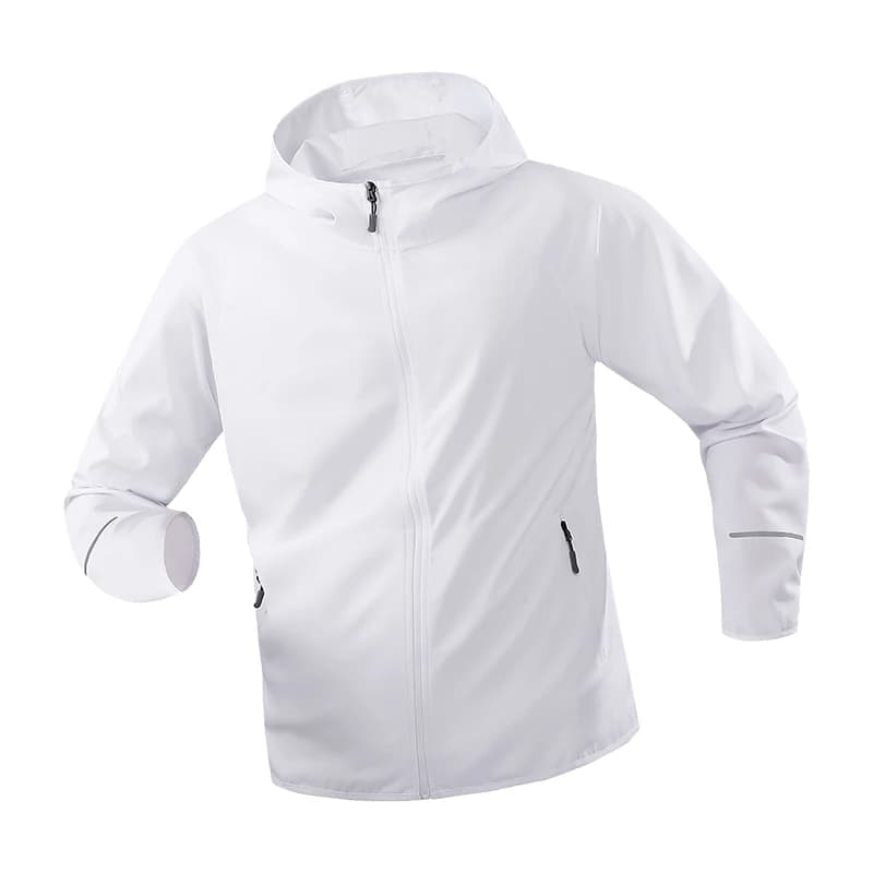 Giacca Protettiva Ultra-Sottile Anti-UV ad Asciugatura Rapida Traspirante con Cappuccio per Sport all'Aperto e Pesca, Stile Unisex per Uomo e Donna